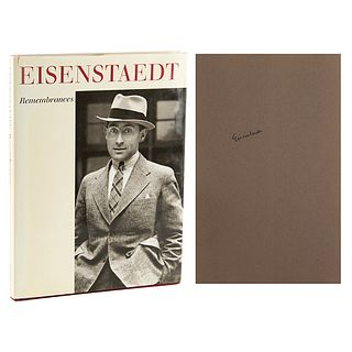 Alfred Eisenstaedt Signed Book - Remembrances