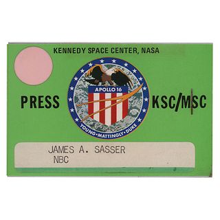 Apollo 16 (2) KSC Press Passes