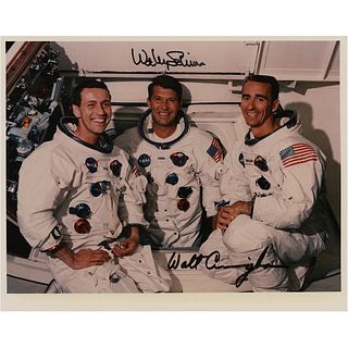 Apollo 7 (3) Signed Photographs