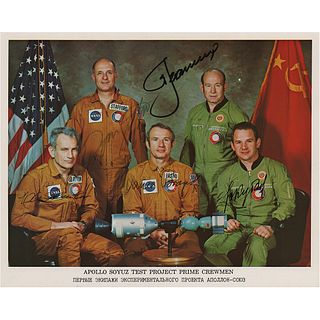 Apollo-Soyuz Signed Photograph