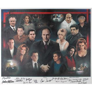 The Sopranos Cast-Signed Limited Edition Canvas Print