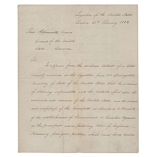 Martin Van Buren Letter Signed