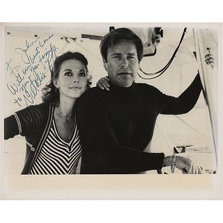 Natalie Wood and Robert Wagner Signed Photograph