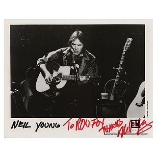 Neil Young Signed Photograph