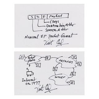 Vint Cerf (2) Original Sketches