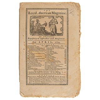 Paul Revere: Royal American Magazine (April 1774)