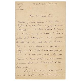 Charles de Foucauld Autograph Letter Signed
