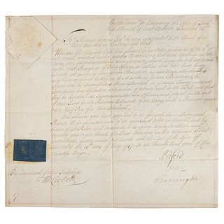Thomas Graves 1747 Naval Appointment to the Rank of Rear Admiral