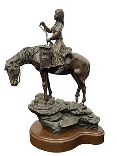 BILL BARBER "Apache Summer" Bronze Sculpture