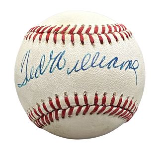 Ted Williams Signed Baseball 