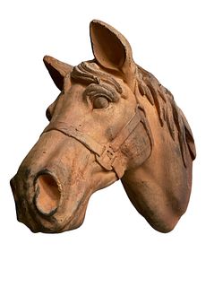 Ceramic Horse Head Wall Hanging 
