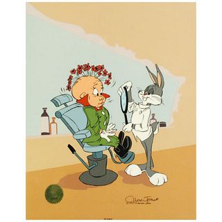 Rabbit of Seville III Sold Out. Limited Edition Animation Cel with Hand Painted Color. Numbered and Hand Signed by Chuck Jones (1912-2002) with Certif