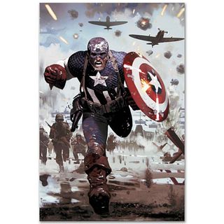 Marvel Comics "Captain America #615" Numbered Limited Edition Giclee on Canvas by Daniel Acuna with COA.