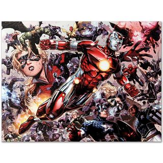 Marvel Comics "Avengers: The Children's Crusade #5" Numbered Limited Edition Giclee on Canvas by Jim Cheung with COA.