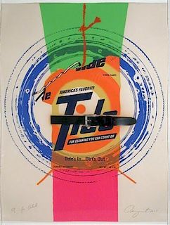 James Rosenquist "For Artists" Limited Edition