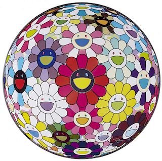 Takashi Murakami POP "Flowerball: Open Your Hands"