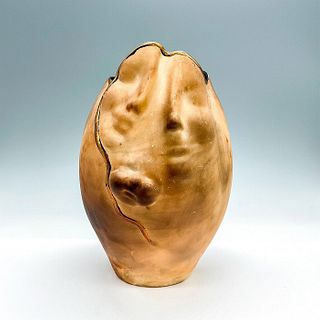 Sara Lund Studio Pottery Face Vase