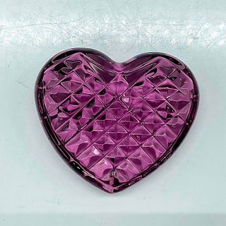 Waterford Crystal Purple Heart Paperweight