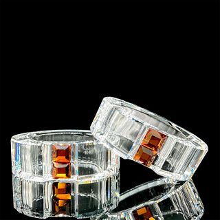 Topaz 276688 Pair - Swarovski Crystal Napkin Rings