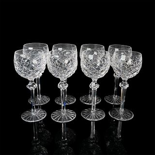 8pc Waterford Crystal Powerscourt Hock Wine Glassware