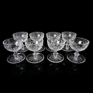 8pc Waterford Crystal Powerscourt Dessert Footed Bowls