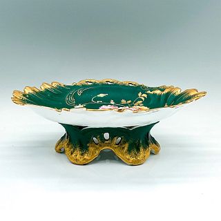 Antique Martial Redon Limoges Floral Footed Bowl