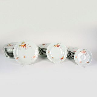 36pc Georges Boyer Limoges Porcelain Tableware Set