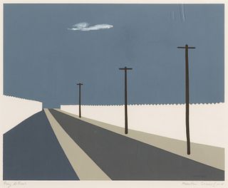 RALSTON CRAWFORD (AMERICAN, 1906-1978) "GREY STREET" 