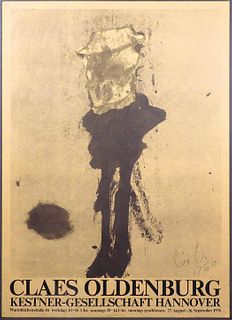 Claes Oldenburg: Exhibition Poster