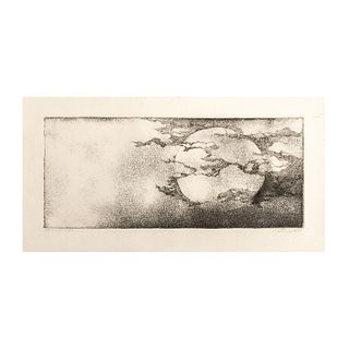 E. Stern, Etching on Paper, Moonscape I