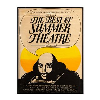 Lithographic Poster, Shakespeare's Best Summer Theater