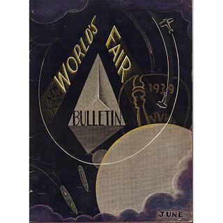 Softcover Book, New York World Fair Bulletin 1937