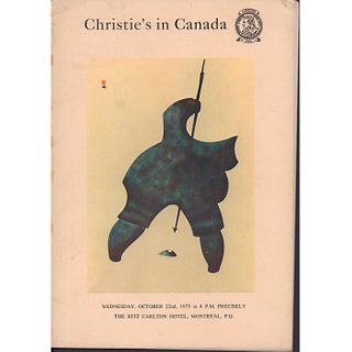 Auction Catalog, Christies in Canada