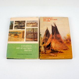 2 Volume Books, Canadian Art At Auction