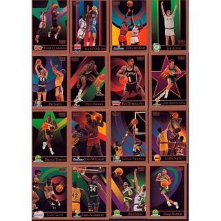 126pc Set of 1990 Skybox NBA Trading Cards