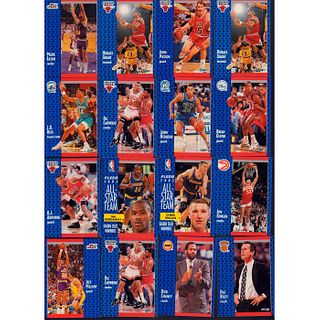 138pc Set of 1991 Fleer NBA Basketball Cards