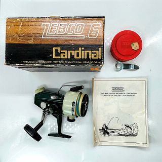 Zebco Cardinal 6 Spinning Reel with Box and Papers