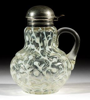 SEAWEED OPALESCENT SYRUP PITCHER