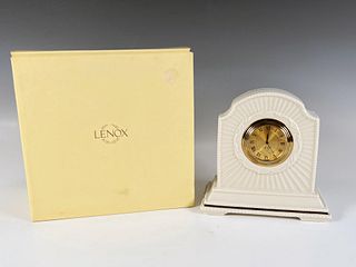 LENOX TIMELY TRADITIONS MIDNIGHT ARC CLOCK IN BOX