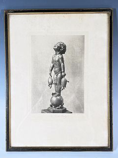 PRINT OF EDITH BARRETTO STEVENS PARSONS SCULPTURE
THE TURTLE BABY