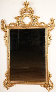 Georgian Style Gilt Wood Wall Mirror