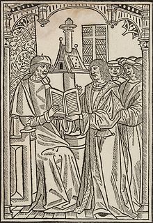 Unknown (16th), Church scene, around 1560, Woodcut