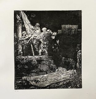 Rembrandt van Rijn - Descente De Croix Au Flambeau