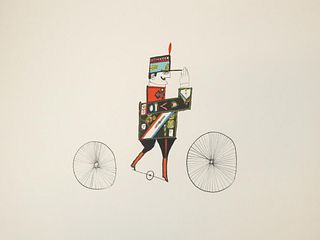 Saul Steinberg - The Cyclist