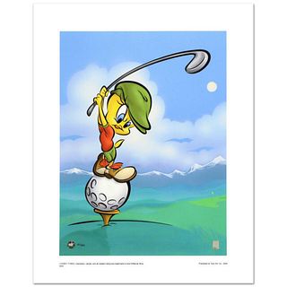 Tee-Off Tweety Limited Edition Giclee from Warner Bros., Numbered with Hologram Seal and Certificate of Authenticity.