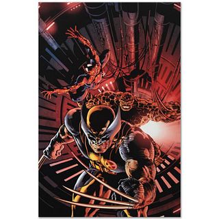 Marvel Comics "New Avengers #11" Numbered Limited Edition Giclee on Canvas by Mike Deodato Jr. with COA.