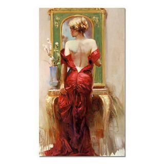 Pino (1939-2010), "Elegant Seduction" Artist Embellished Limited Edition on Canvas (24" x 40"), PP Numbered and Hand Signed with Certificate of Authen