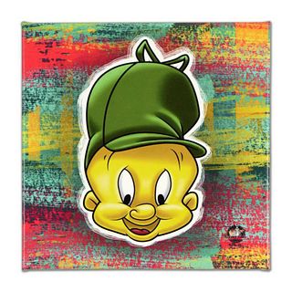 Looney Tunes, "Elmer Fudd" Numbered Limited Edition on Canvas with COA. This piece comes Gallery Wrapped.