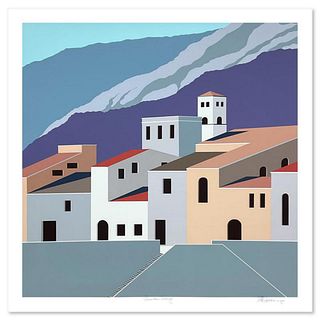 William Schlesinger (1915-2011), "Mountain Village" Limited Edition Serigraph, Numbered and Hand Signed with Letter of Authenticity