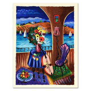 Shlomo Alter (1936-2021), "Spanish Guitar" Limited Edition Serigraph, Numbered and Hand Signed with Letter of Authenticity.